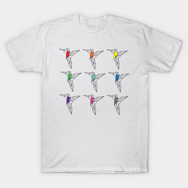 9 Colors T-Shirt by Quolibri